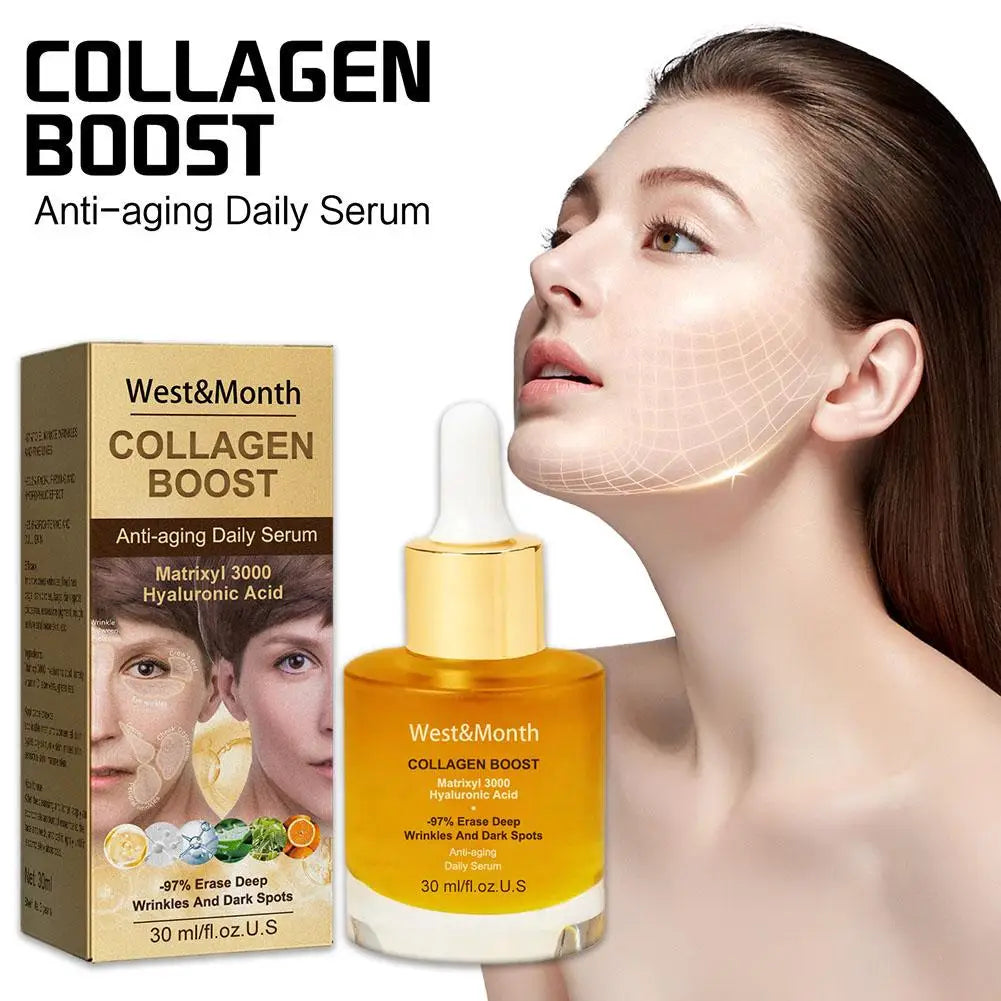 30ml سيروم الكولاجين الفعال - تجديد البشرة ومكافحة التجاعيد