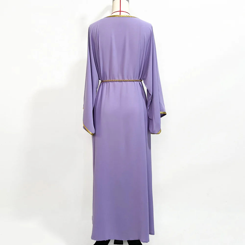 Luxury Diamond Party Dress for Women Robe Muslim Evening Abaya Arab Oman Dubai Moroccan Pakistan Jalabiya Caftan Ramadan Vestido