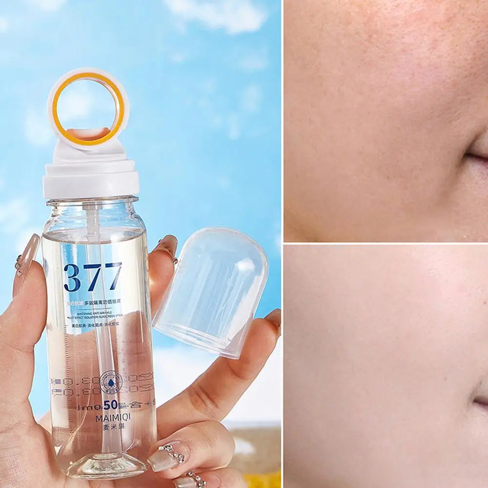 SPF50 Sunscreen Spray Moisturizing Whitening Sunscreen Spray Facial Body Neck Skin Care UV Protector Concealer