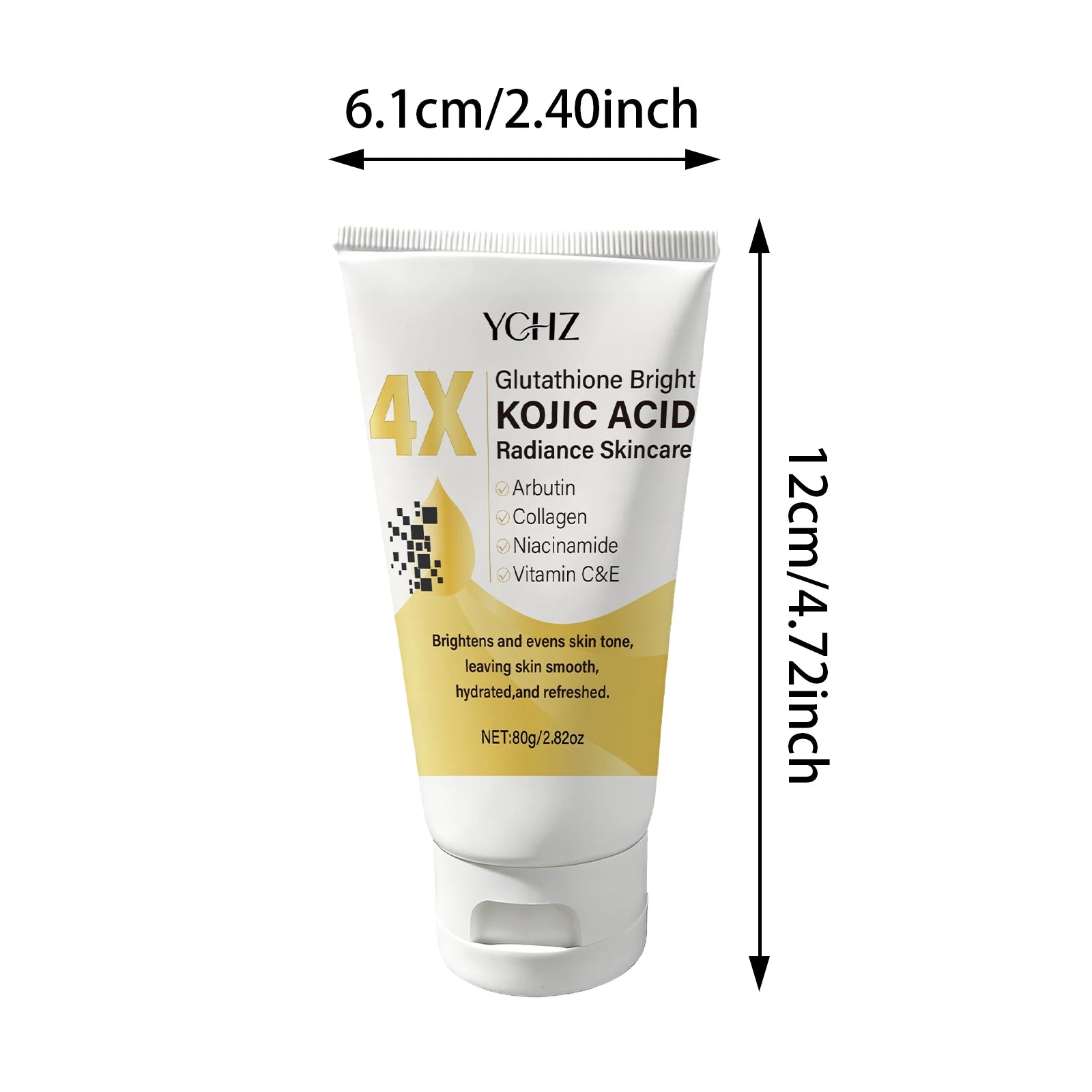 Kojic Acid Face Cream Evens Out Skin Tone, Eliminates Dark Spots and Dullness - Non-Greasy, Suitable for Both Men and Women - Whitening and Moisturizing Cream, for Day and Night Use