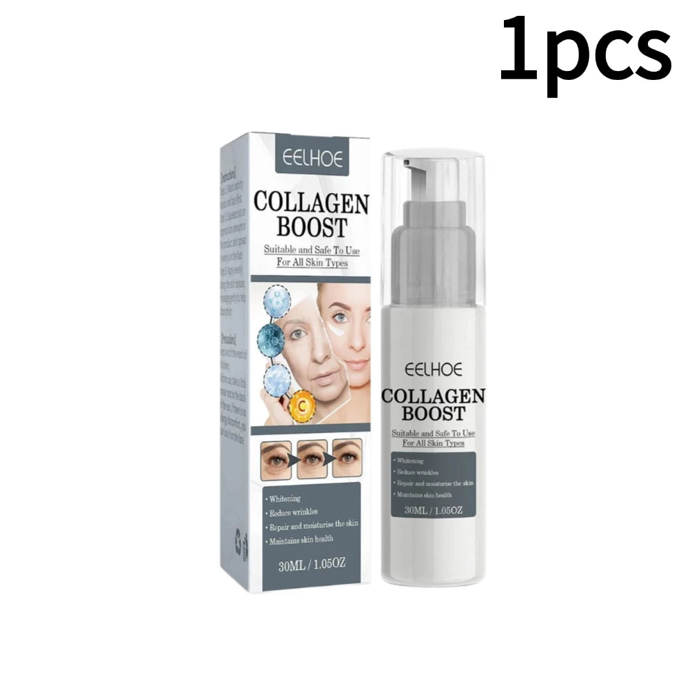 Collagen Boost Serum Wrinkle Remover Firming Whitening Hyaluronic Acid Essence Fade Fine Lines Women Skin Care 1/3/5pcs