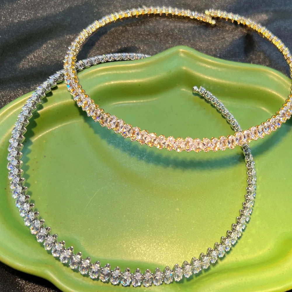 New Stunning and Exquisite stereo Everyday Jewelry Shiny Necklace Women's Clothing Accessories Wedding Holiday Bridal Gift M-991