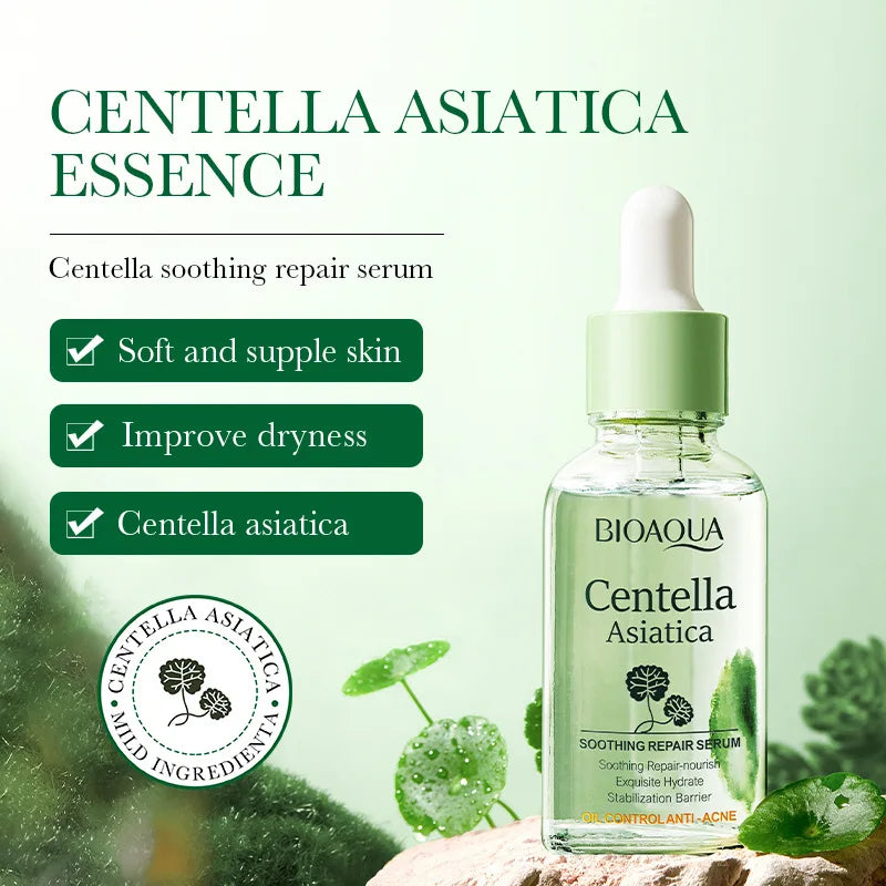 BIOAQUA Centella Face Serum Skincare Face Essence Moisturizing Hydrating Firming Repairing Facial Liquid Serum Skin Care