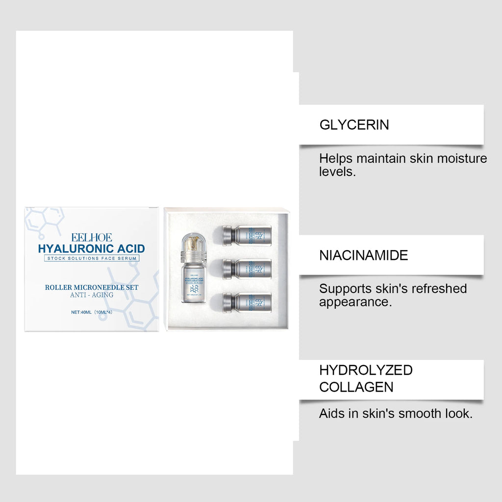 Facial serum Microneedle Roller Set 0025mm Niacinamide serum Moisturizing  Winter skincare Barrier Protection Moisturizer 40ml