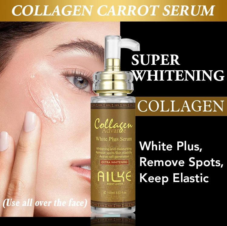 AILKE Collagen Whitening Kit, Moisturizer, Hydration, Dark Spot Removal Cream, Brightening Body Lotion, armpit Whitening Cream