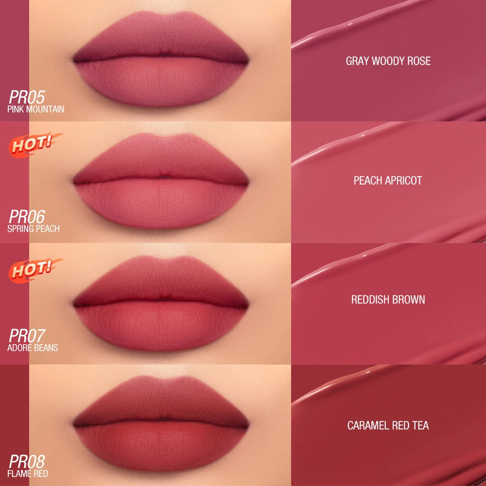 💋 أحمر شفاه متكامل – ثبات، لمعان، تحوّل تألقي بلون يدوم، لا يبهت، ولا يترك أثرًا.