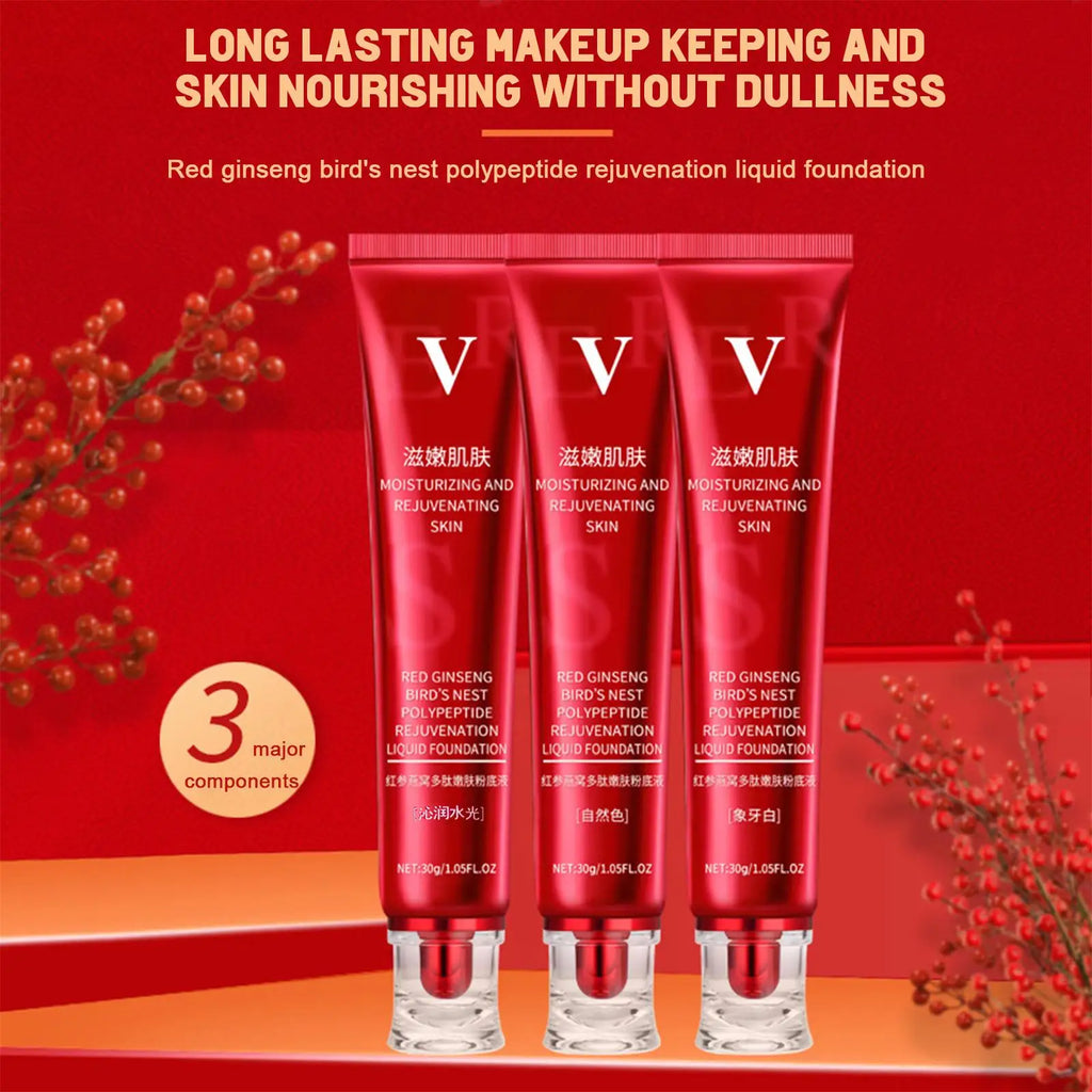 كريم أساس سائل مقاوم للماء من FV Foundation يقدم تغطية مثالية تخفي العيوب بفعالية