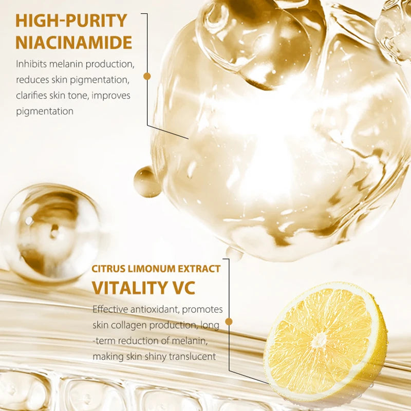 "1Pc MOIKA Skincare Vita C Serum 20% Niacinamide & Vc For Brightening & Dark Spots For People With Dull Loose Skin