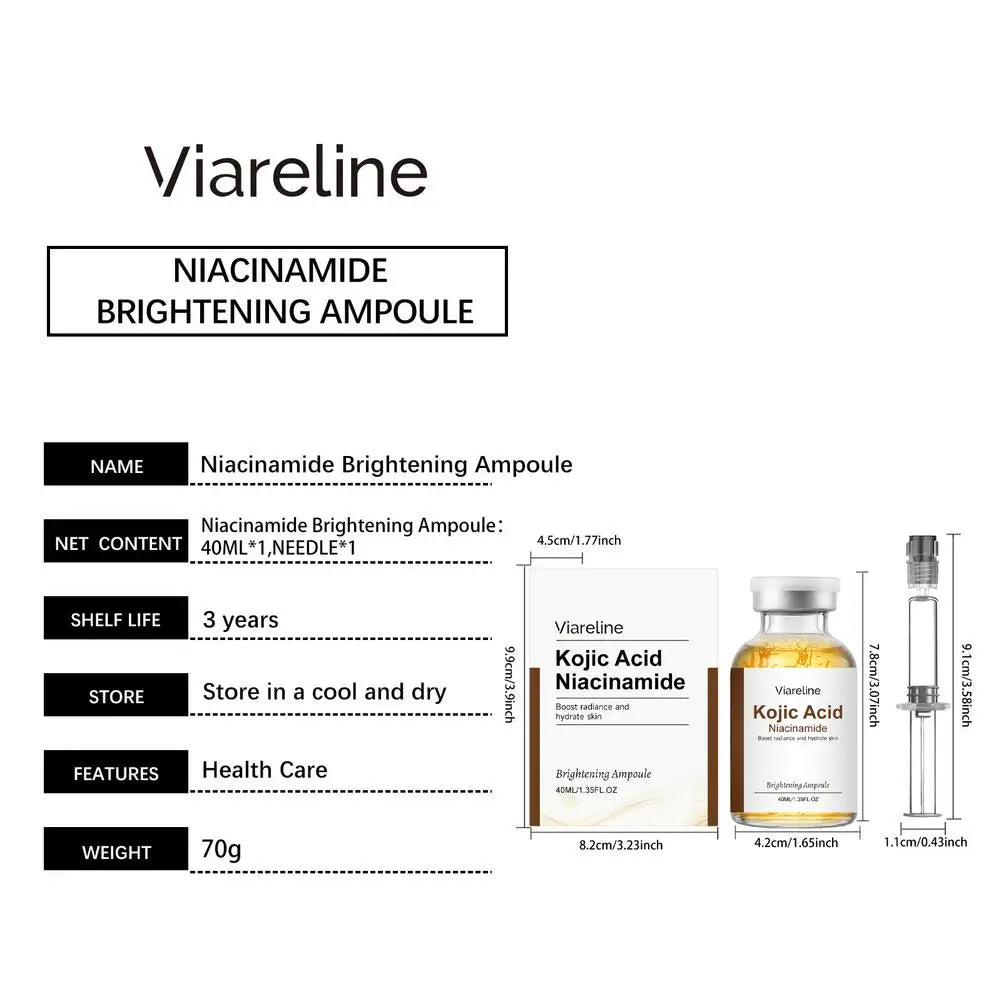 Kojic Acid Niacinamide Serum Ampoule Advanced Skincare Deep Repair Renew Skin Brighten Tone Strengthen Barrier Facial Essence